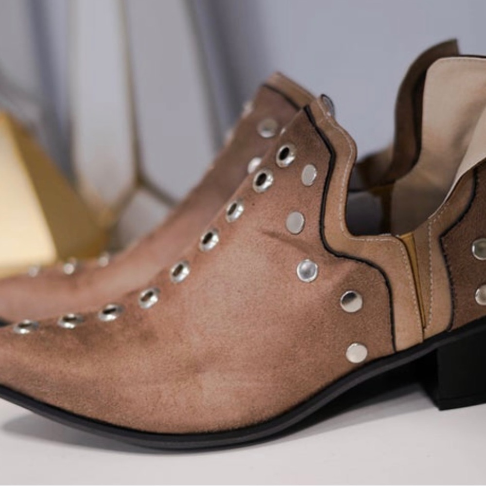 Brown booties